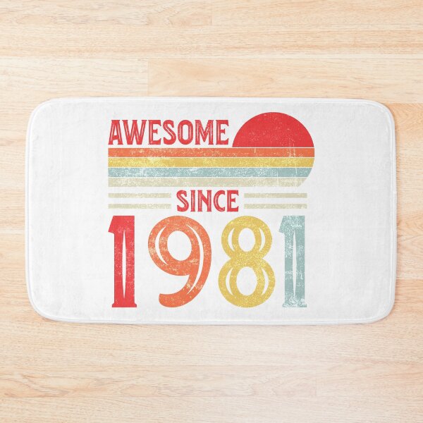 Item preview, Vintage Retro Awesome Since 1981 40th Birthday 40 Years Old designed and sold by Best Designer.