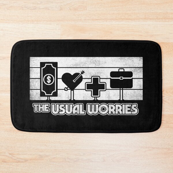 Item preview, The Usual Worries designed and sold by therocketman.