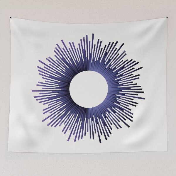 Item preview, Circular Blue Sound Wave | Audio Meter designed and sold by DanLopesMerch.