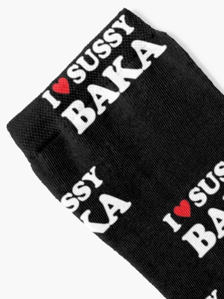 Sussy Baka Meaning Socks for Sale