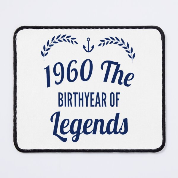Item preview, 1960 The Birthyear Of Legends Funny Birthday Gift For grandpa & grandma designed and sold by Zoo-Moo.