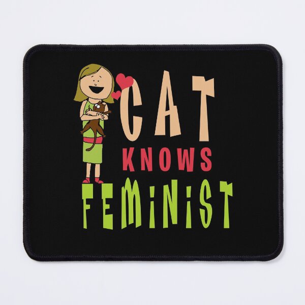 Item preview, Cat Knows Feminist designed and sold by roleshop.