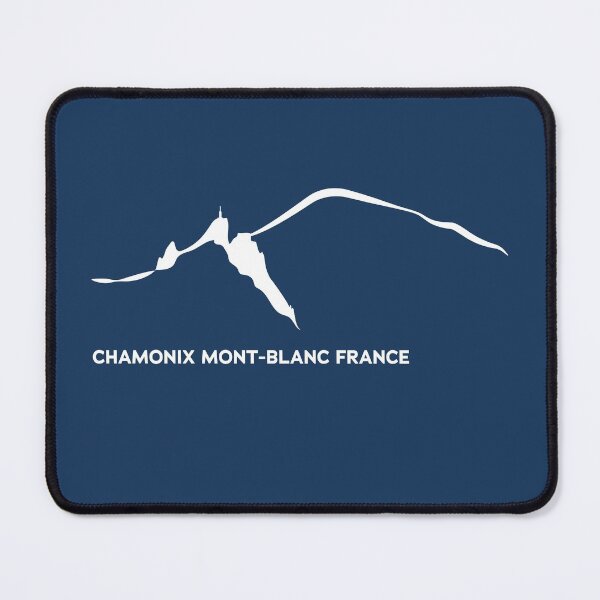 Item preview, Chamonix Alps Aiguille du midi and Mont Blanc white designed and sold by leewarddesign.