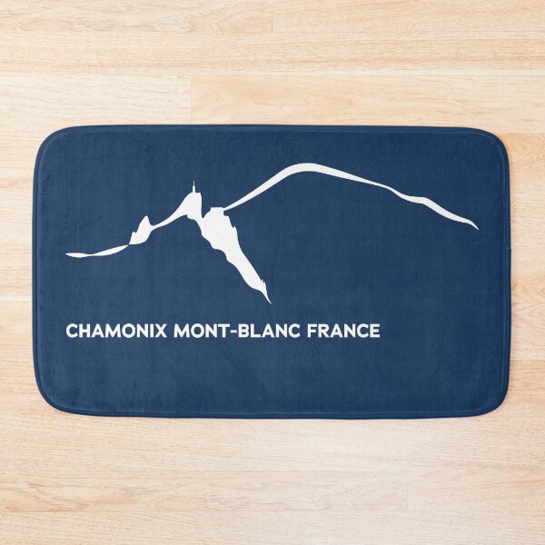 Item preview, Chamonix Alps Aiguille du midi and Mont Blanc white designed and sold by leewarddesign.