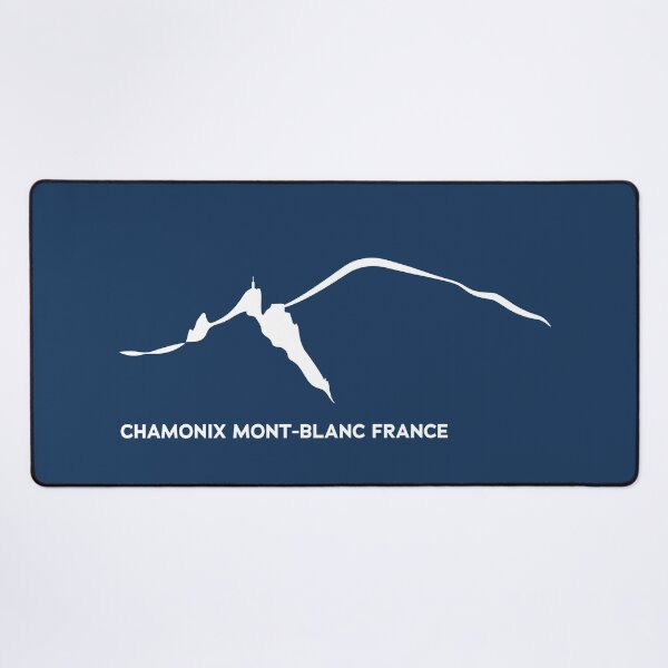 Item preview, Chamonix Alps Aiguille du midi and Mont Blanc white designed and sold by leewarddesign.