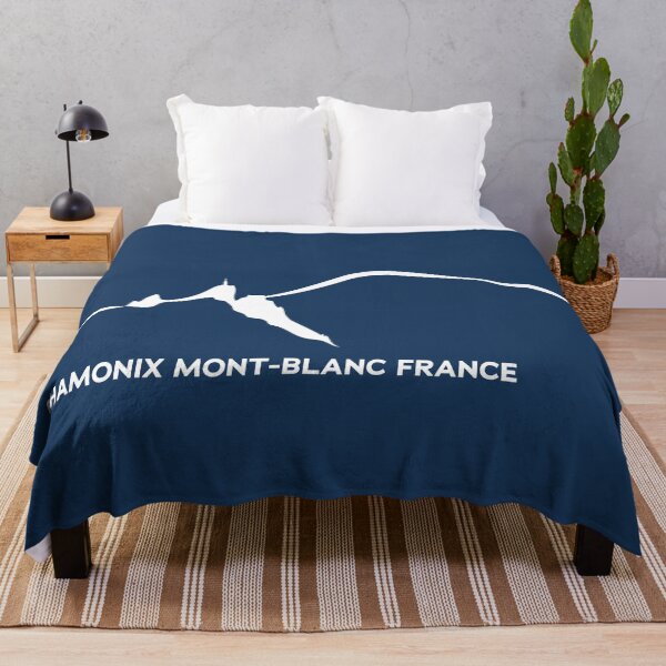 Item preview, Chamonix Alps Aiguille du midi and Mont Blanc white designed and sold by leewarddesign.