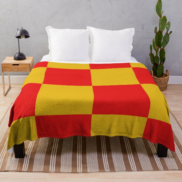 Item preview, red and mustard check pattern designed and sold by pauloneill-art.