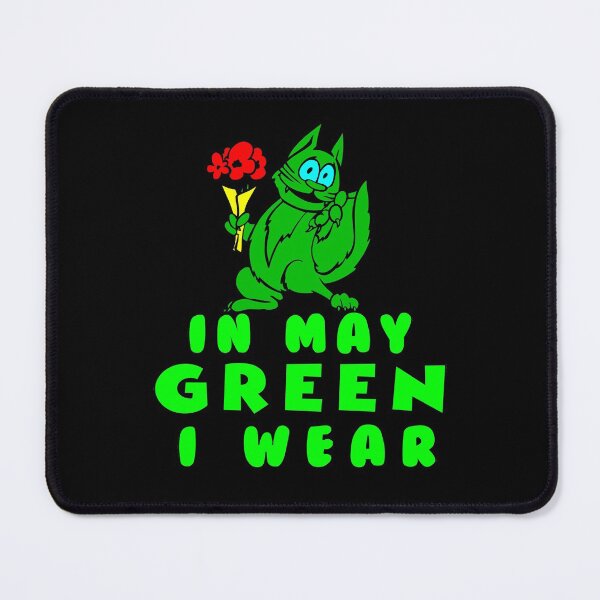 Item preview, In May We Wear Green Mental Health Awareness designed and sold by roleshop.