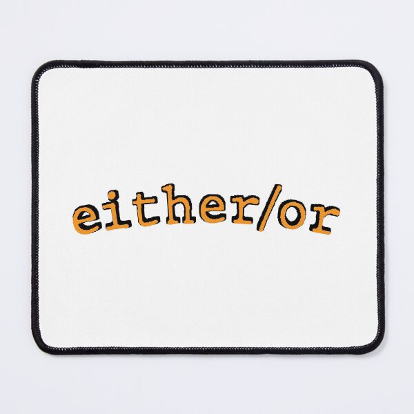 Item preview, Either/or orange designed and sold by Madelyn Dawson.