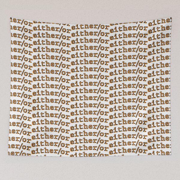 Item preview, Either/or orange designed and sold by Madelyn Dawson.