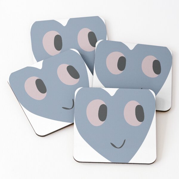 Item preview, blue heart face designed and sold by allymac306.