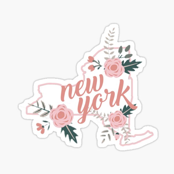 Aperçu de l'œuvre État floral de New York créée et vendue par baileymincer.