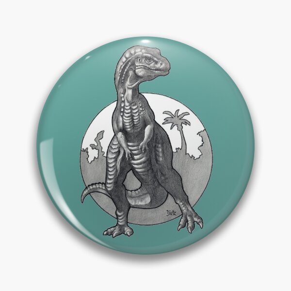 Item preview, Hungry Allosaurus on the Move designed and sold by SketchyThingz.