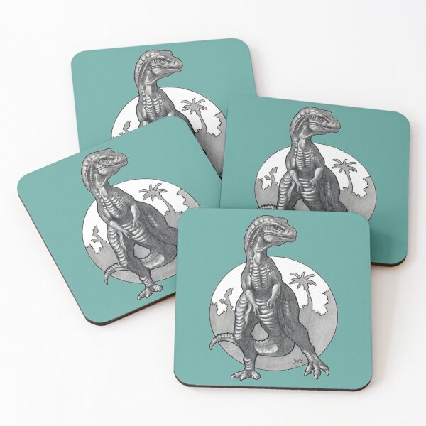 Item preview, Hungry Allosaurus on the Move designed and sold by SketchyThingz.