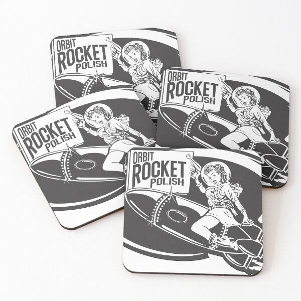 Item preview, scifi retro rocket polish  designed and sold by culturestash.