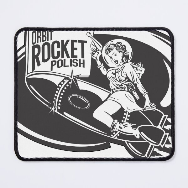 Item preview, scifi retro rocket polish designed and sold by culturestash.