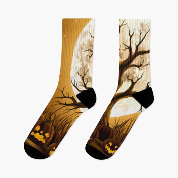 Item preview, Spooky Evil Tree with Jack-O-Lanterns - Scary Halloween designed and sold by WearWolfDesigns.