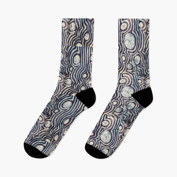 Item preview, Wax Batik on Indigo designed and sold by jenniferdyes.