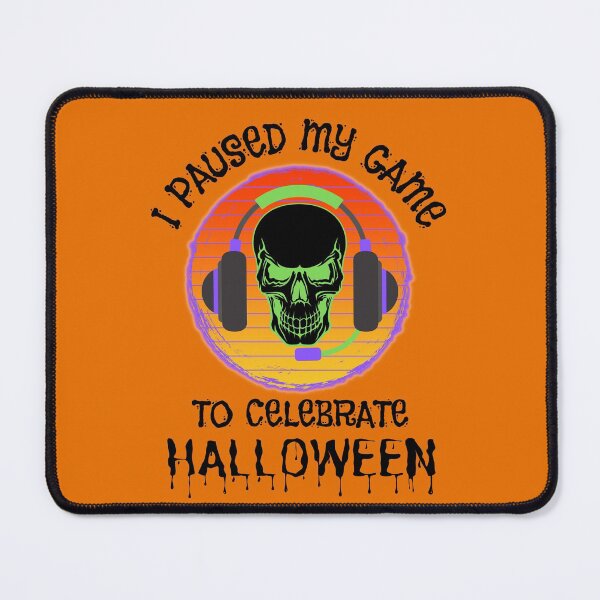 Item preview, Paused My Game To Celebrate Halloween designed and sold by WoodburyLake.