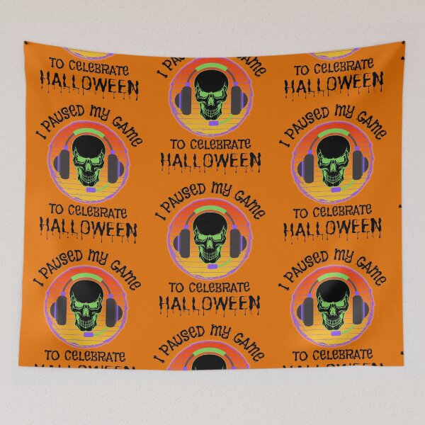 Item preview, Paused My Game To Celebrate Halloween   designed and sold by WoodburyLake.