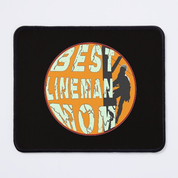 Item preview, Best Lineman Mom designed and sold by roleshop.