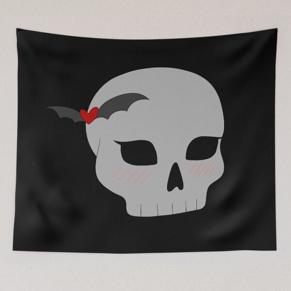 Item preview, Cute Skull With Bow designed and sold by CaptinAubs.