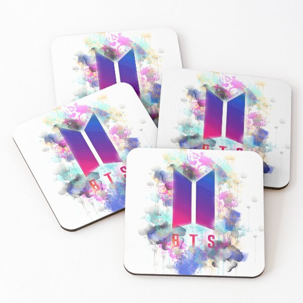 Item preview, BTS symbol colorful trendy art designed and sold by Lajibolalaa.
