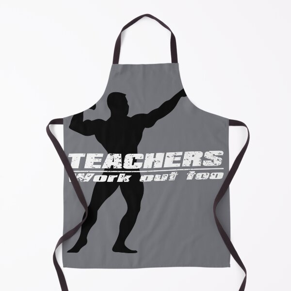 Aperçu de l'œuvre Les enseignants travaillent trop de cadeaux pour les enseignants musculaires en forme créée et vendue par TrndSttr.