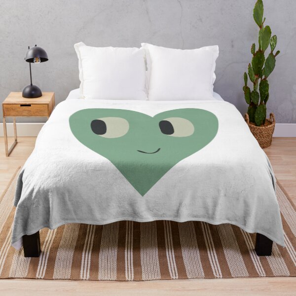Item preview, green heart face designed and sold by allymac306.