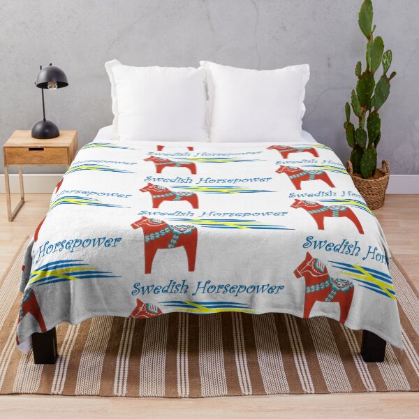 Item preview, Swedish Horsepower Wind Flag Red Dala designed and sold by HighCountry2021.