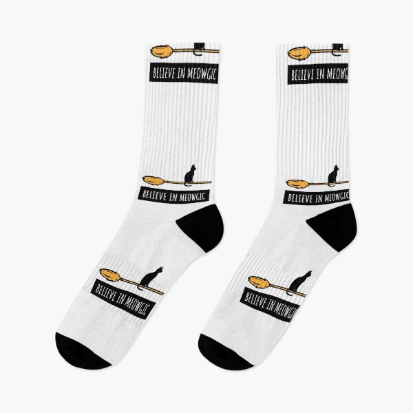 Item preview, Black Cat Flying Broom "Believe in Meowgic" designed and sold by TamGustam.