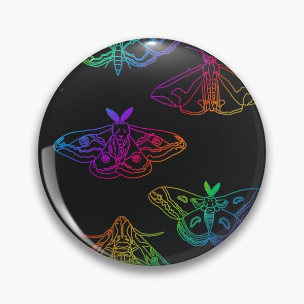 Artikelvorschau, Stolz Motte Muster Print Art (Regenbogen) entworfen und verkauft von http3-14ka.