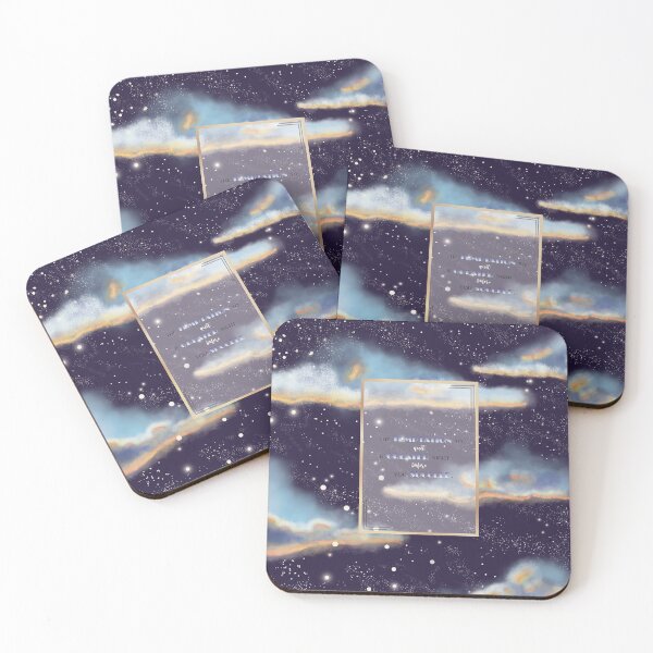 Item preview, Starry Night - life inspirational quote designed and sold by Missing In Art.