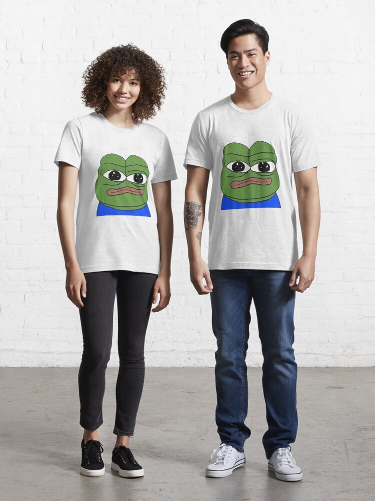 Kids Pepega Pepe T-Shirt Emote Black : : Clothing, Shoes &  Accessories