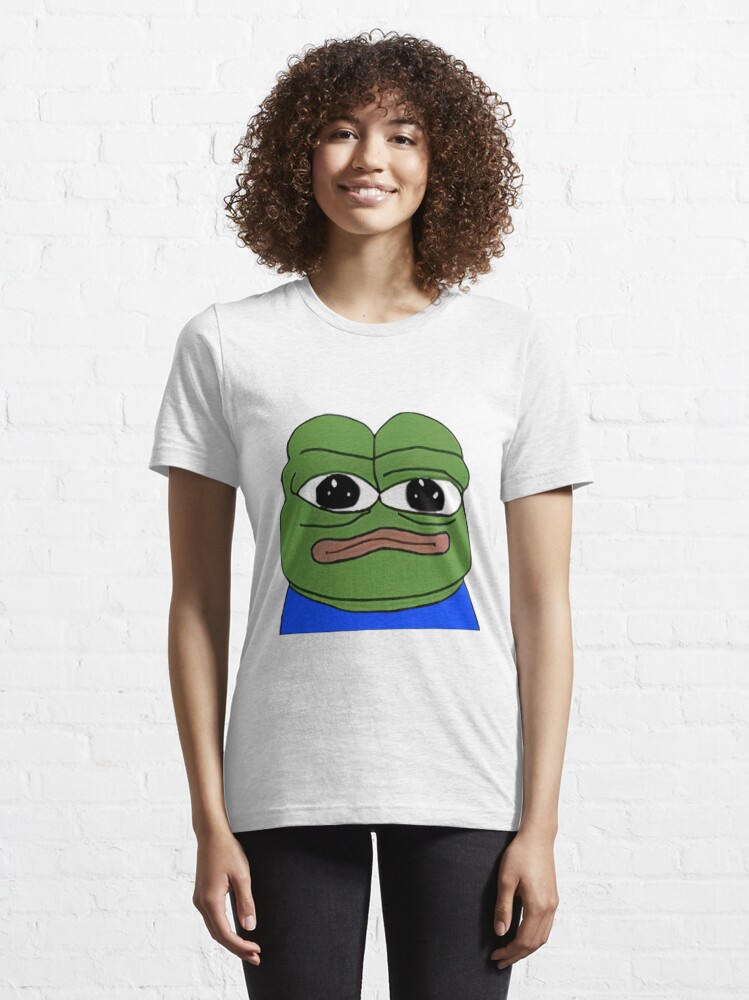 Kids Pepega Pepe T-Shirt Emote Black : : Clothing, Shoes &  Accessories