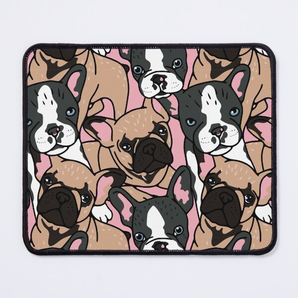 Item preview, French bulldog repeat designed and sold by TheArtDesk.