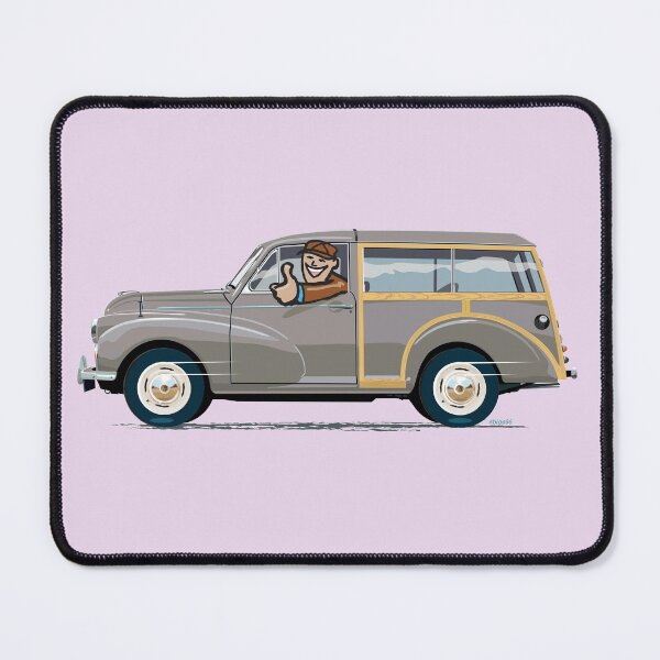 Item preview, Rose Taupe Morris Minor Traveller (left hand drive) designed and sold by Bigs66.