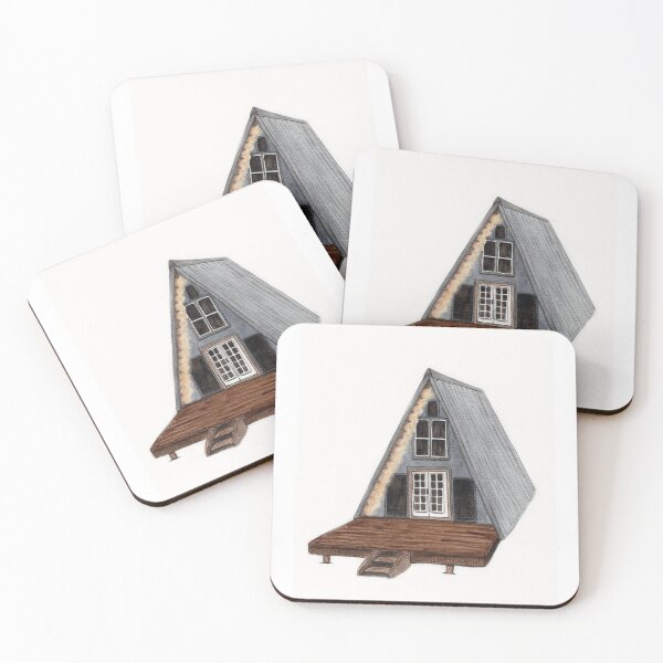 Item preview, A Frame Watercolor Illustration designed and sold by BethanyShell.