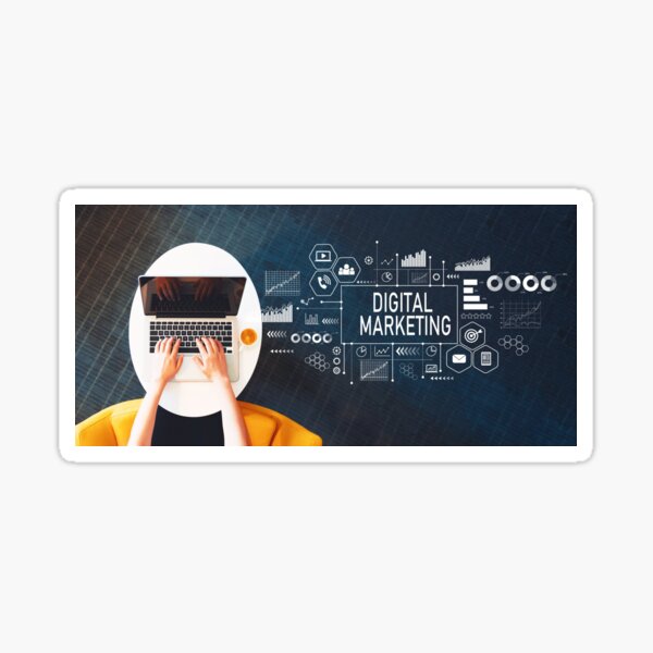 Digitales Marketing Sticker