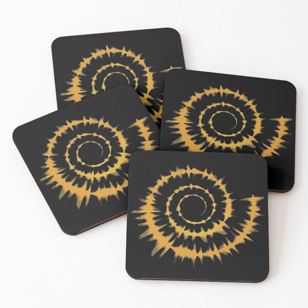 Item preview, Yellow Spiral Sound Wave | Audio Optical Illusion  designed and sold by DanLopesMerch.