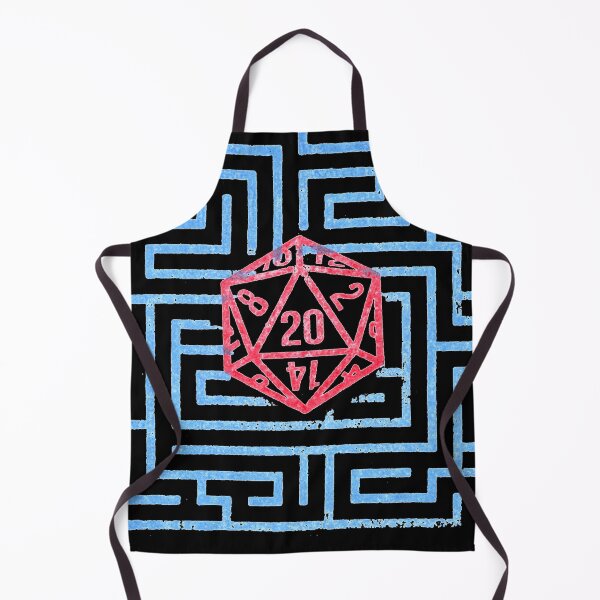 Item preview, Hand Stamped Old School d20 and Maze Dungeon designed and sold by Candlewood Museum & Gift Shoppe.