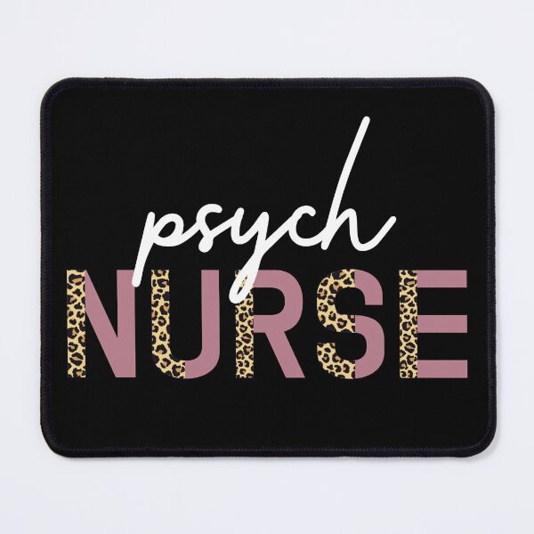 Item preview, Psych nurse Psychiatric nurse Cheetah leopard print | Mental Health Nurse | Gift for mental health Nurse and psych nurses designed and sold by Violet Treasures.