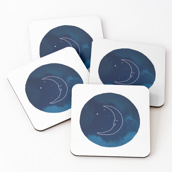Item preview, Blue Sky and Moon designed and sold by gretch2025.