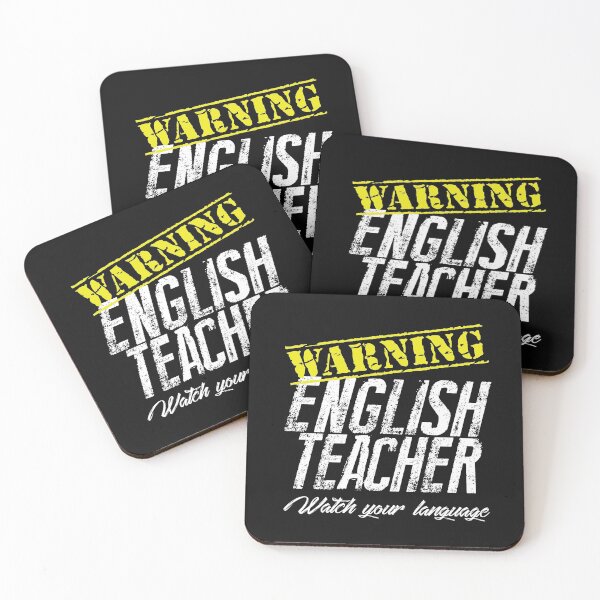 Item preview, English Teacher Pun Gift – Warning Watch Your Language designed and sold by TrndSttr.