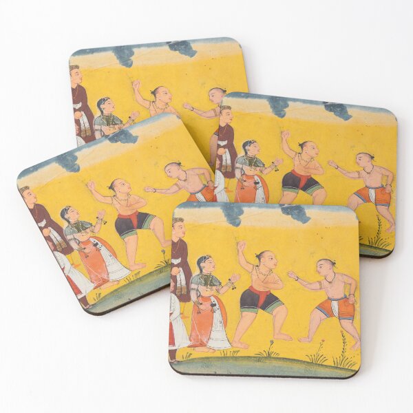 Item preview, Draupadi Rescued from Abduction designed and sold by HinduArtGallery.