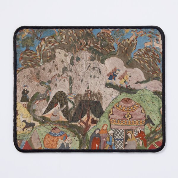 Item preview, Encampment in the Mountains designed and sold by HinduArtGallery.