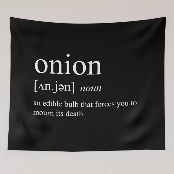 Item preview, onion - definition designed and sold by Silly Lily.