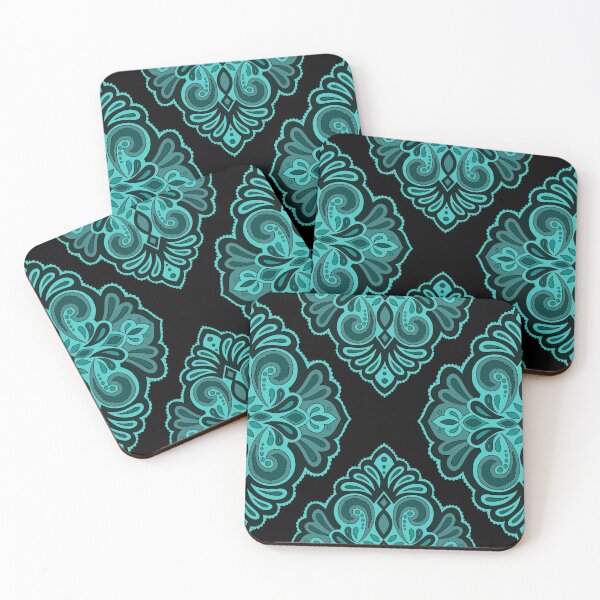 Item preview, Seamless Paisley Repeat Pattern - Turquoise  designed and sold by SemDesigns1.