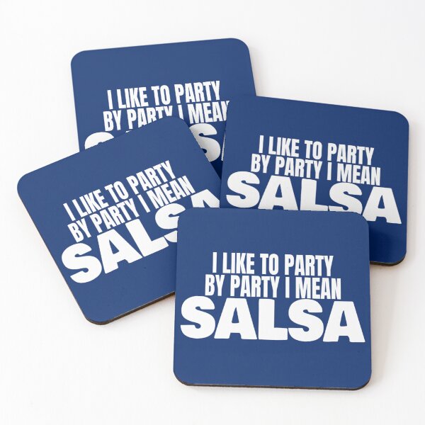 Item preview, I Like To Party Salsa Dancer Salsero T Shirt Merch designed and sold by PRINTS2HOT.