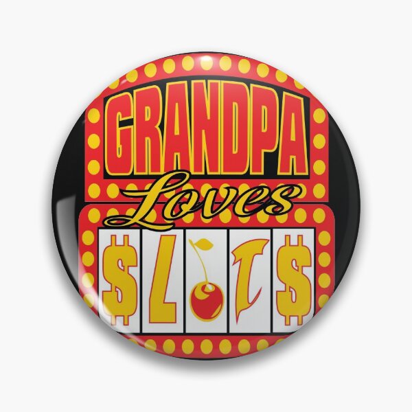 Item preview, Grandpa Loves Slots Gift for Grandfather that Gambles at Casinos designed and sold by TrndSttr.